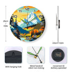 Painting by Numbers Clock – Gorgeous Landscape