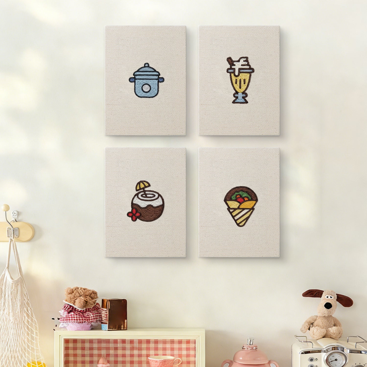 Snacks & Desserts 12 | Mini Punch Needle Kit