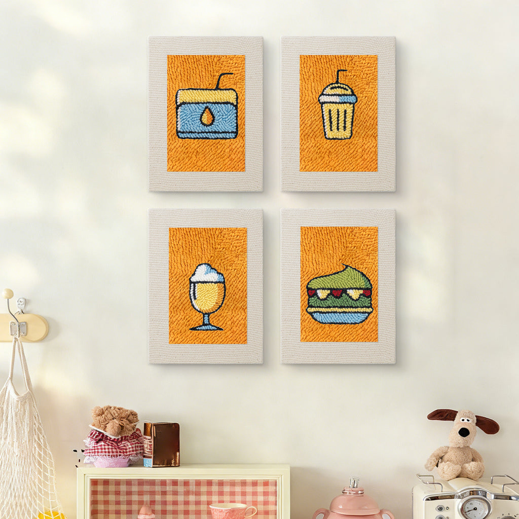 Snacks & Desserts 4 | Mini Punch Needle Kit