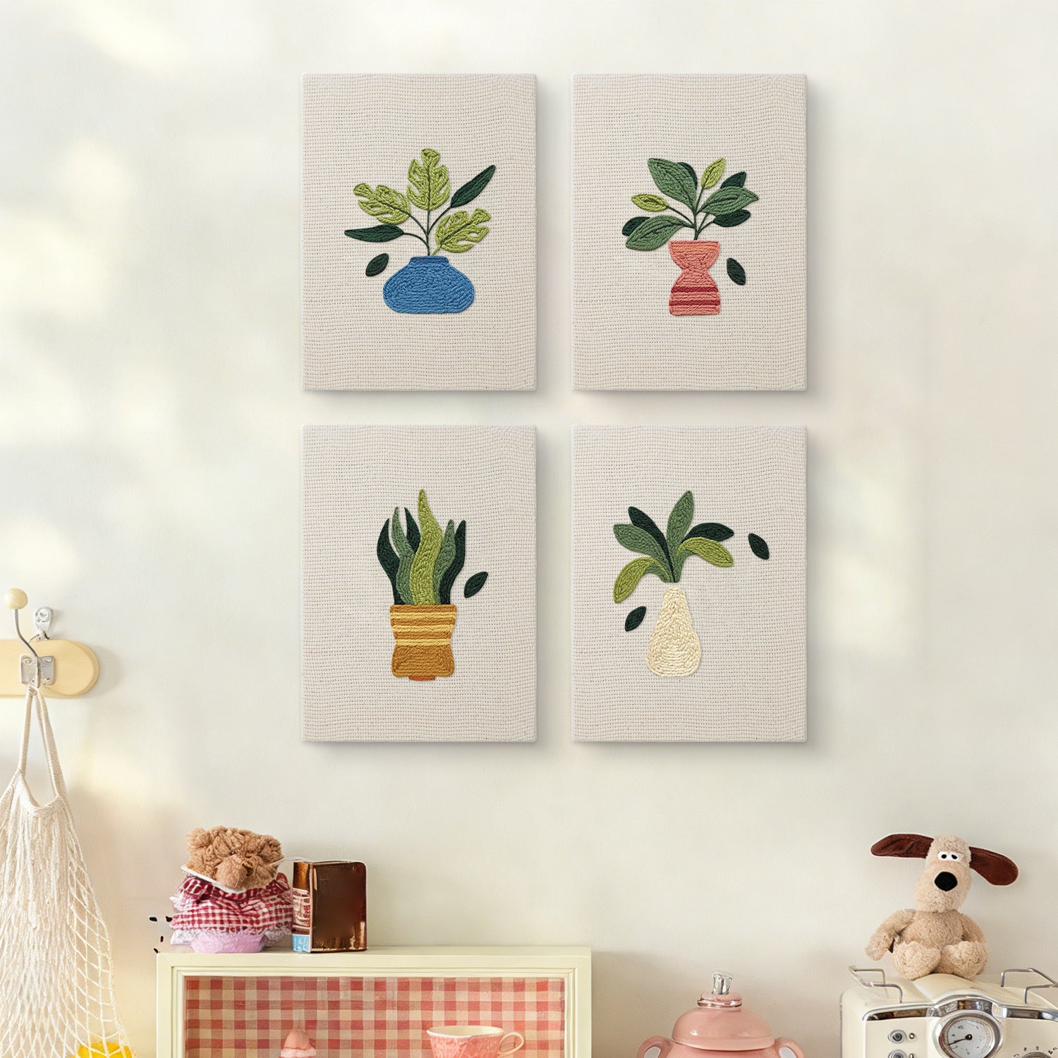 Potted Plants 10 | Mini Punch Needle Kit