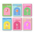 6 Mini Paintings - Sip & Sparkle Cocktail Set