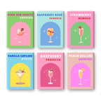 6 Mini Paintings - Sip & Sparkle Cocktail Set