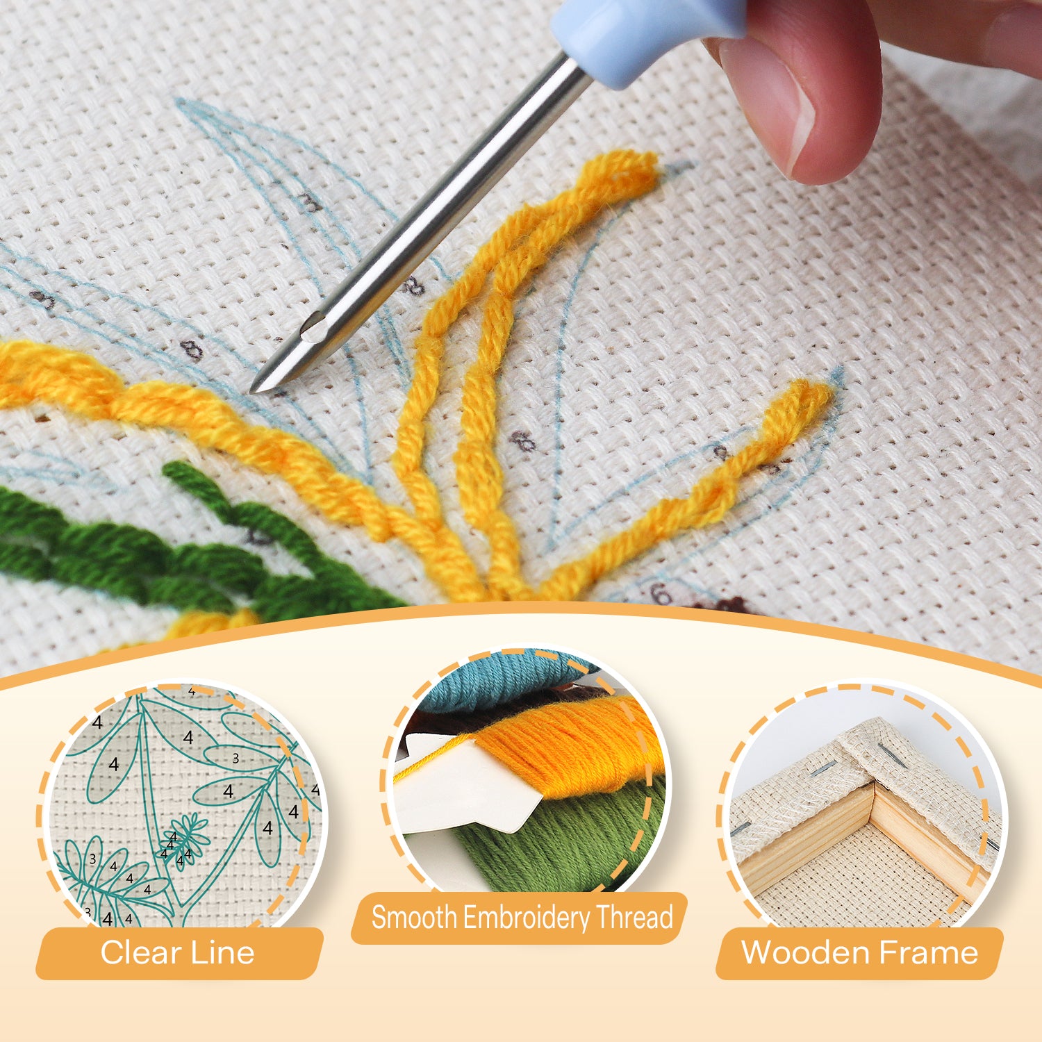 Potted Plants 15 | Mini Punch Needle Kit