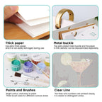 2026 Paint by Numbers desk Calendar | Deluxe Cocktail Edition