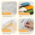 Traffic & Road Signs 1 | Mini Punch Needle Kit