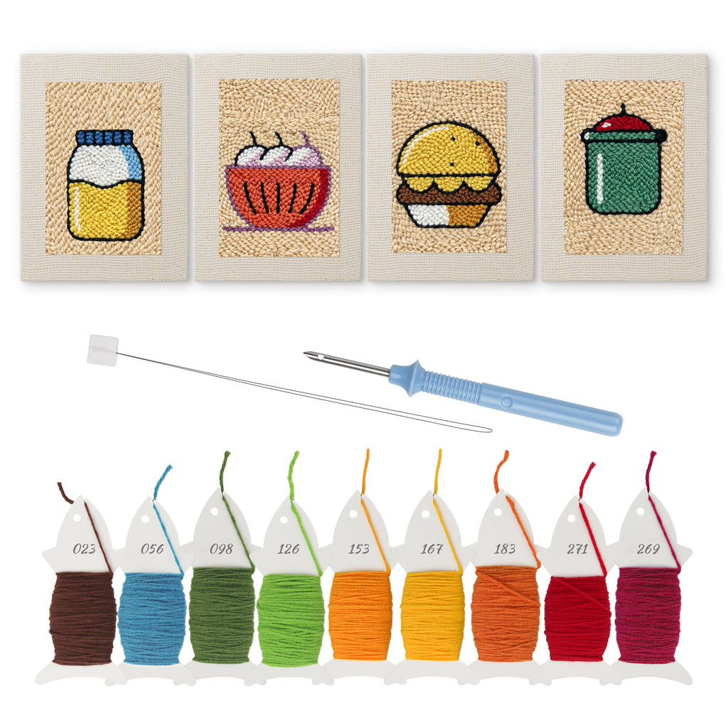 Fast Food 1 | Mini Punch Needle Kit