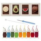 Fruits & Vegetables 11 | Mini Punch Needle Kit
