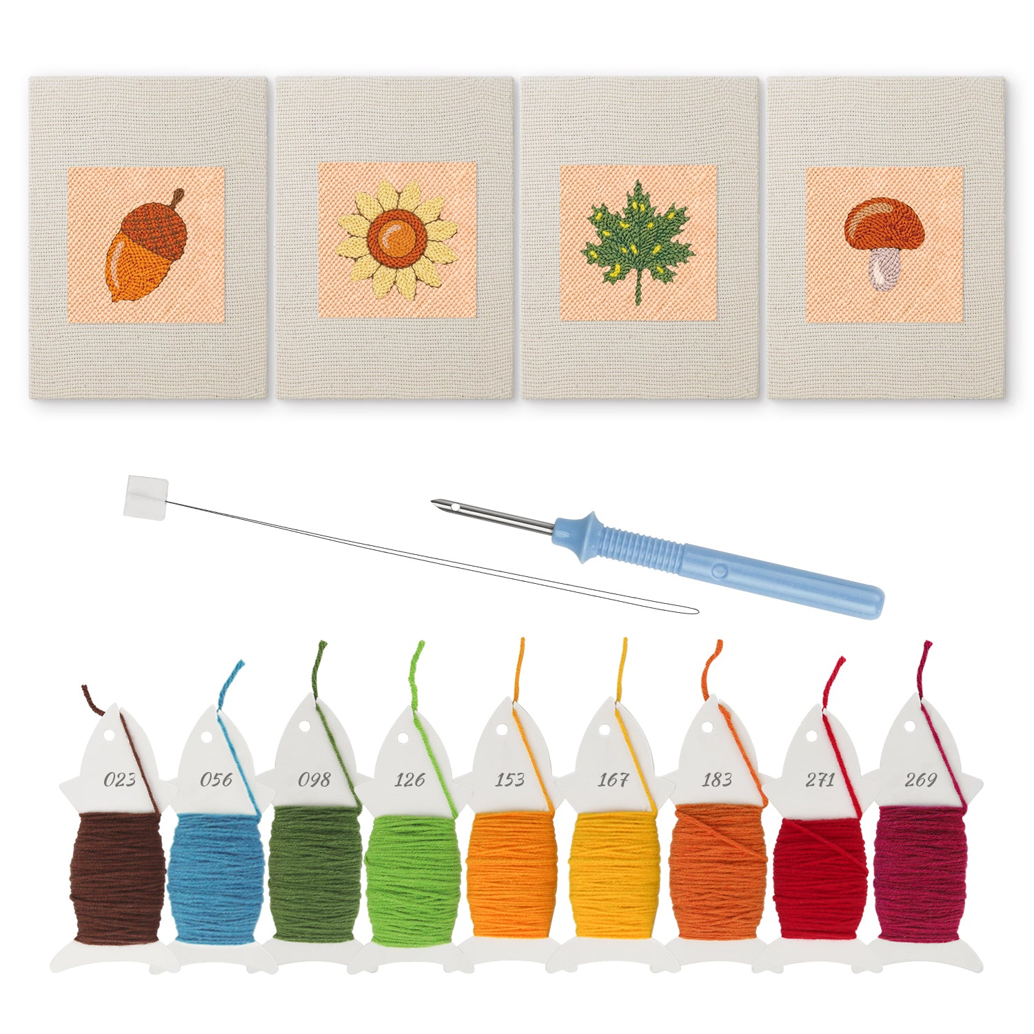Fruits & Vegetables 26 | Mini Punch Needle Kit