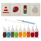 Traffic & Road Signs 1 | Mini Punch Needle Kit