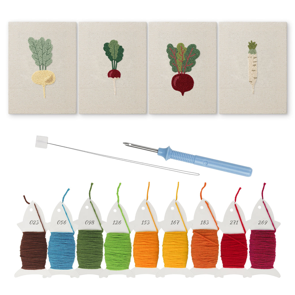 Fruits & Vegetables 39 | Mini Punch Needle Kit