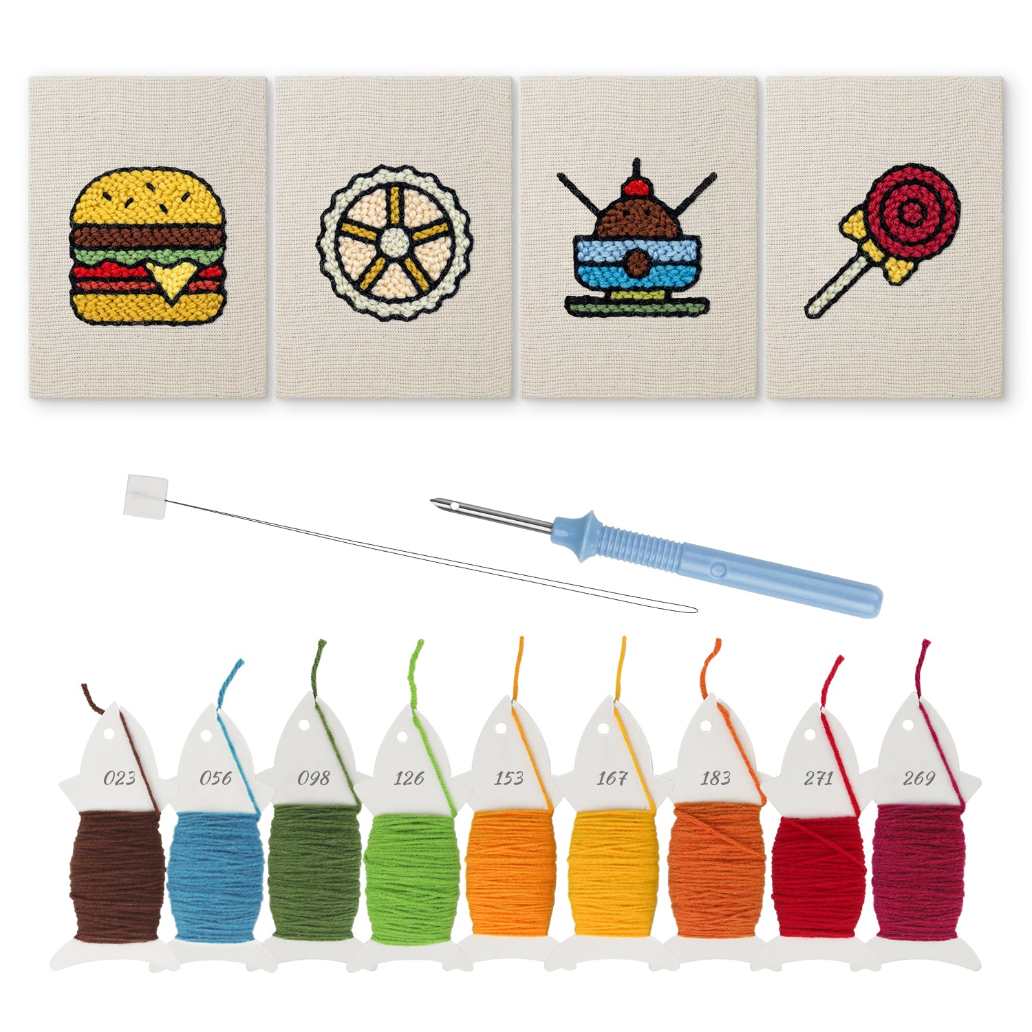 Fast Food 3 | Mini Punch Needle Kit
