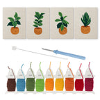 Potted Plants 3 | Mini Punch Needle Kit