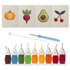 Fruits & Vegetables 12 | Mini Punch Needle Kit