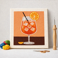 Punch Needle – Orange Cockatiel
