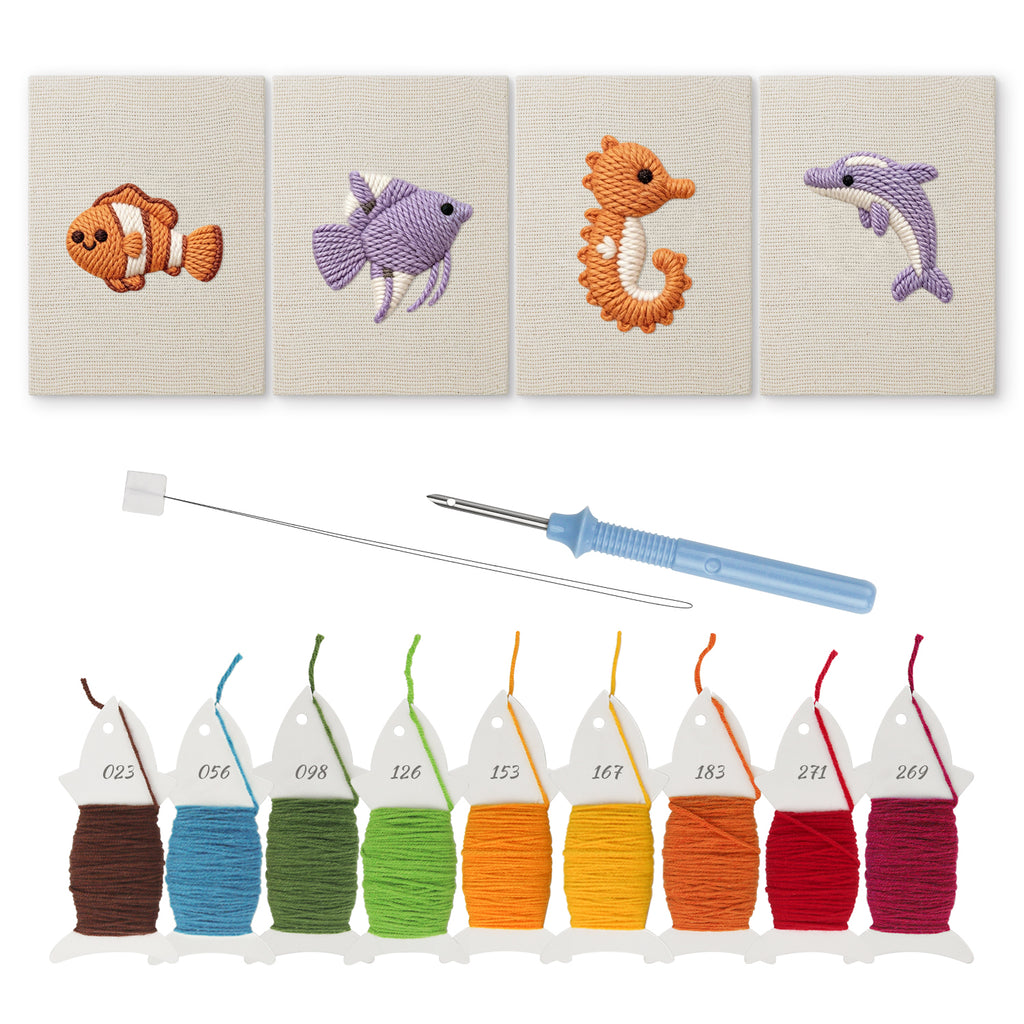 Sea Animals 2 | Mini Punch Needle Kit