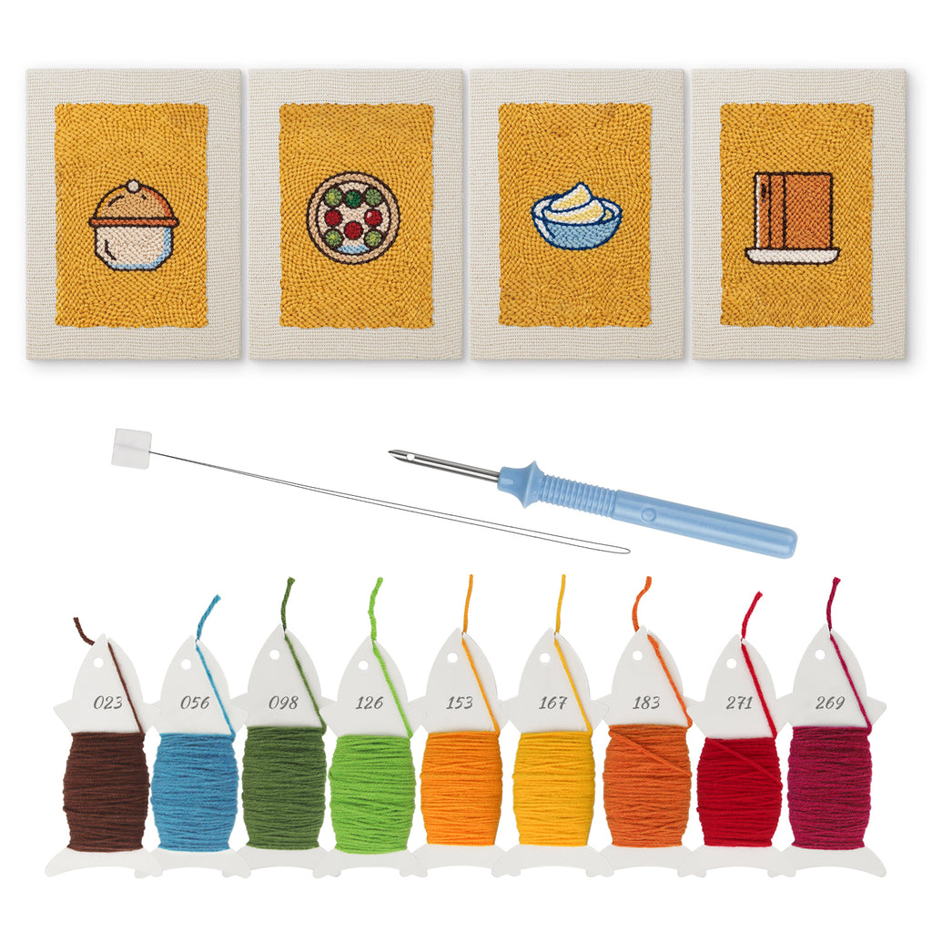 Snacks & Desserts 24 | Mini Punch Needle Kit