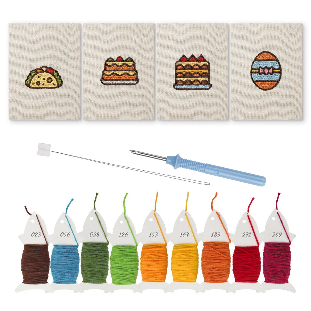Snacks & Desserts 11 | Mini Punch Needle Kit