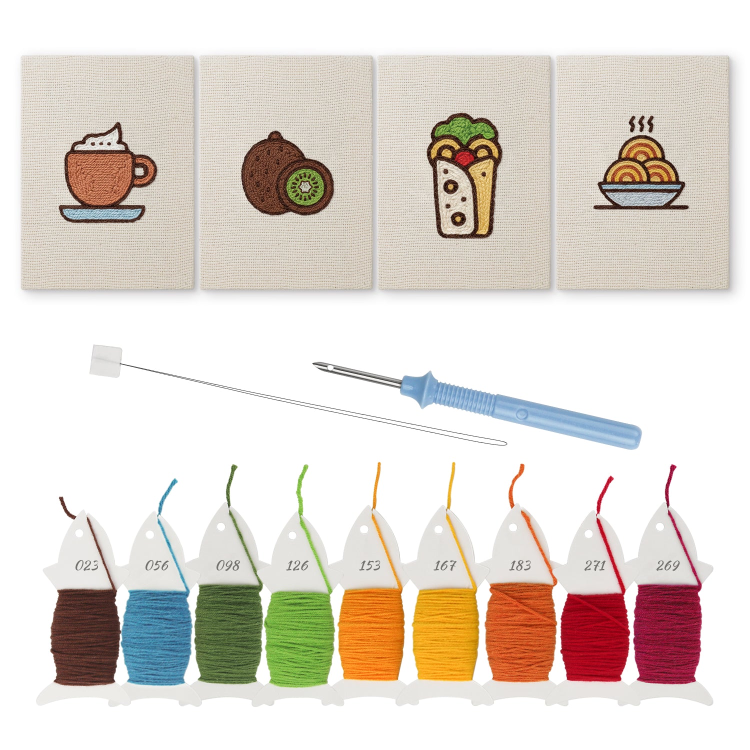 Snacks & Desserts 13 | Mini Punch Needle Kit