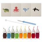 Sea Animals 4 | Mini Punch Needle Kit