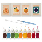 Fruits & Vegetables 35 | Mini Punch Needle Kit