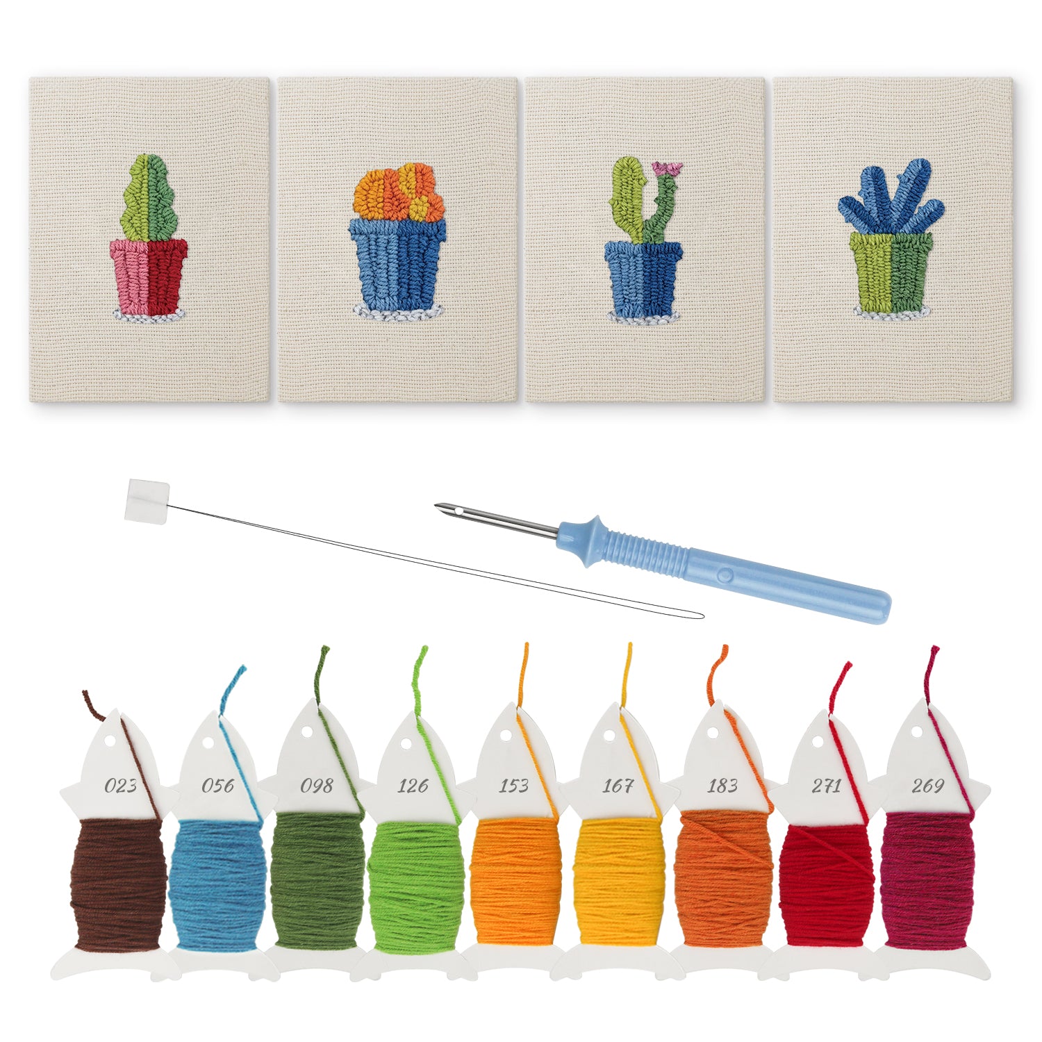 Cactus & Succulents 7 | Mini Punch Needle Kit