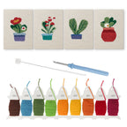 Potted Plants 7 | Mini Punch Needle Kit