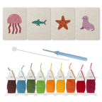 Sea Animals 8 | Mini Punch Needle Kit