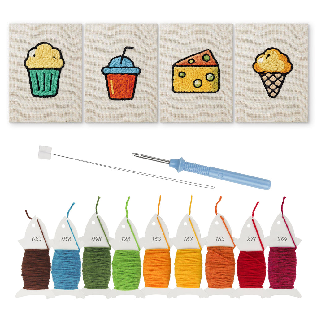 Snacks & Desserts 30 | Mini Punch Needle Kit