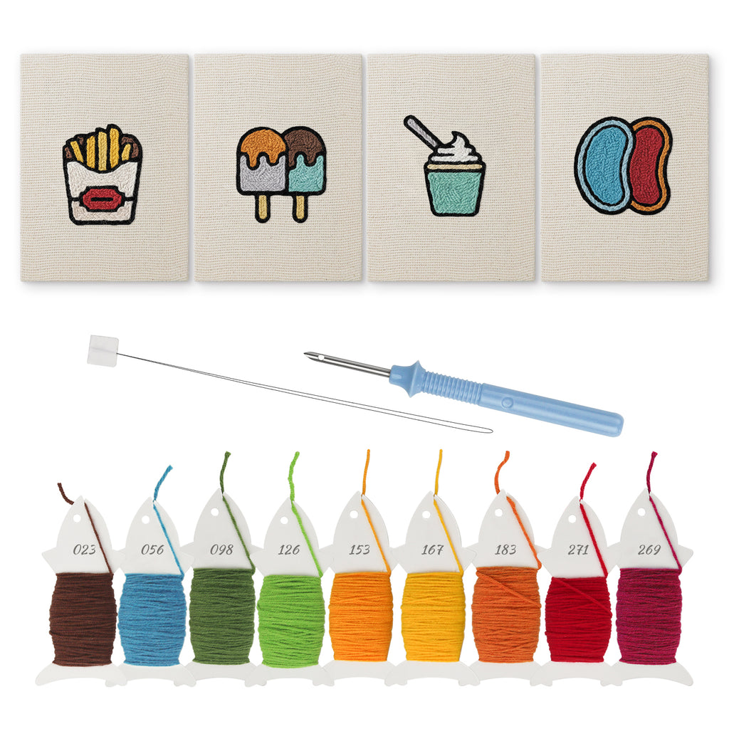Fast Food 8 | Mini Punch Needle Kit
