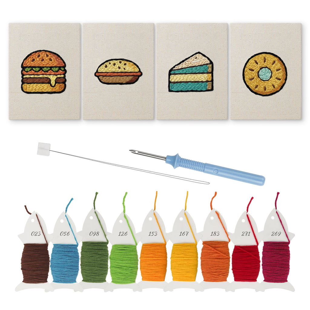 Snacks & Desserts 8 | Mini Punch Needle Kit