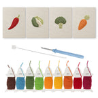 Fruits & Vegetables 13 | Mini Punch Needle Kit