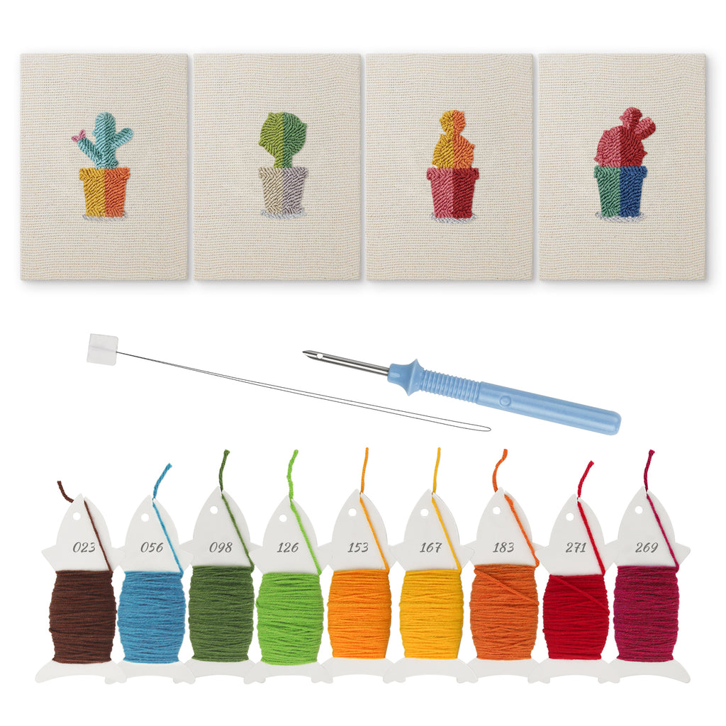 Cactus & Succulents 4 | Mini Punch Needle Kit