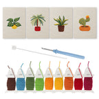 Potted Plants 4 | Mini Punch Needle Kit