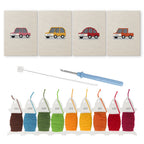 Traffic & Road Signs 2 | Mini Punch Needle Kit