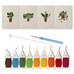 Potted Plants 14 | Mini Punch Needle Kit