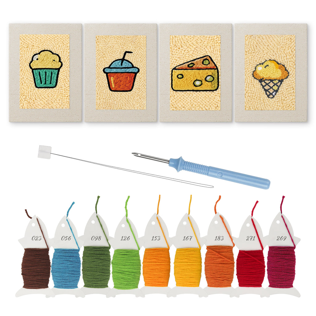 Snacks & Desserts 31 | Mini Punch Needle Kit