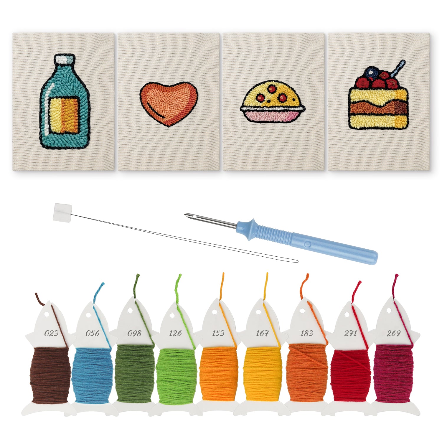 Snacks & Desserts 28 | Mini Punch Needle Kit