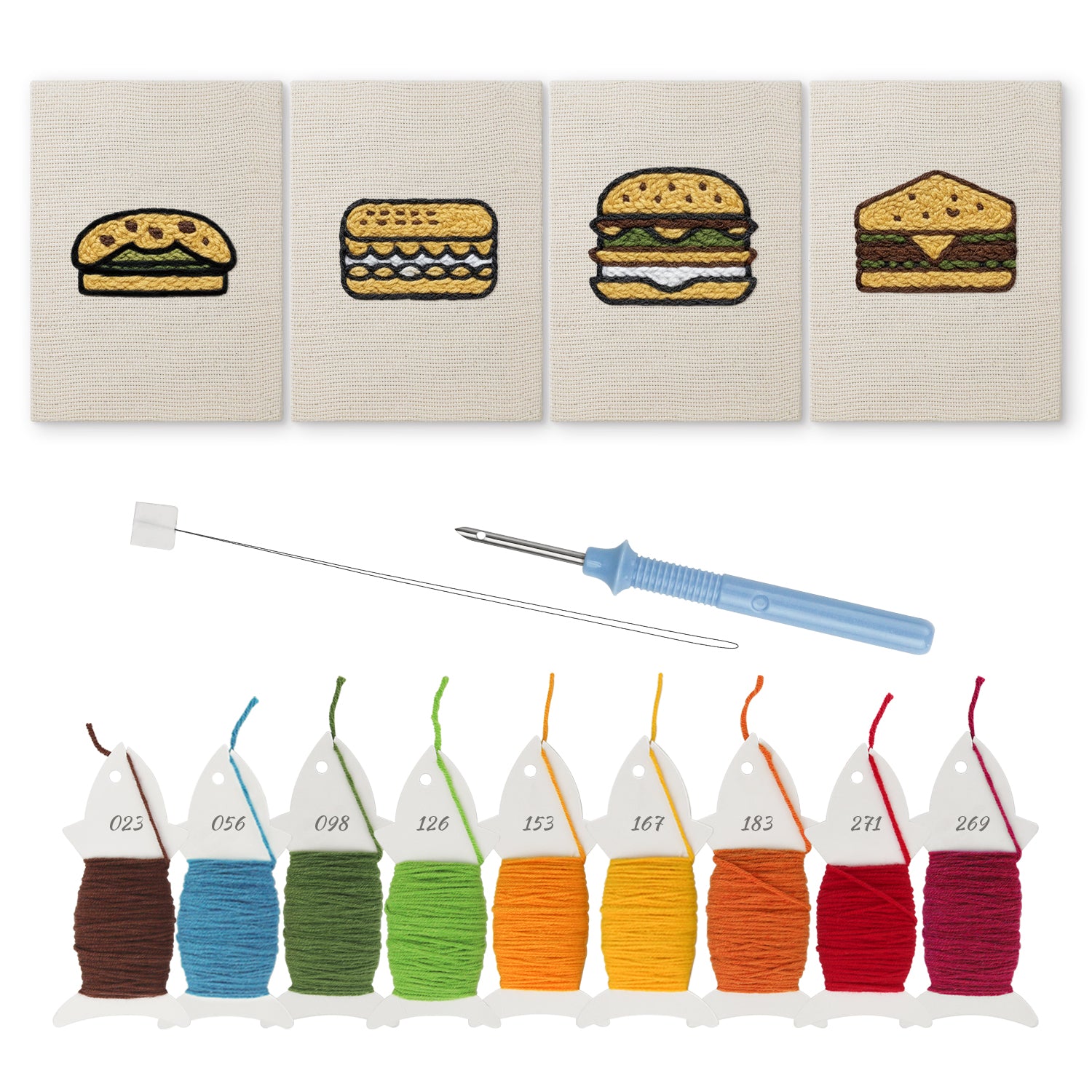 Fast Food 7 | Mini Punch Needle Kit