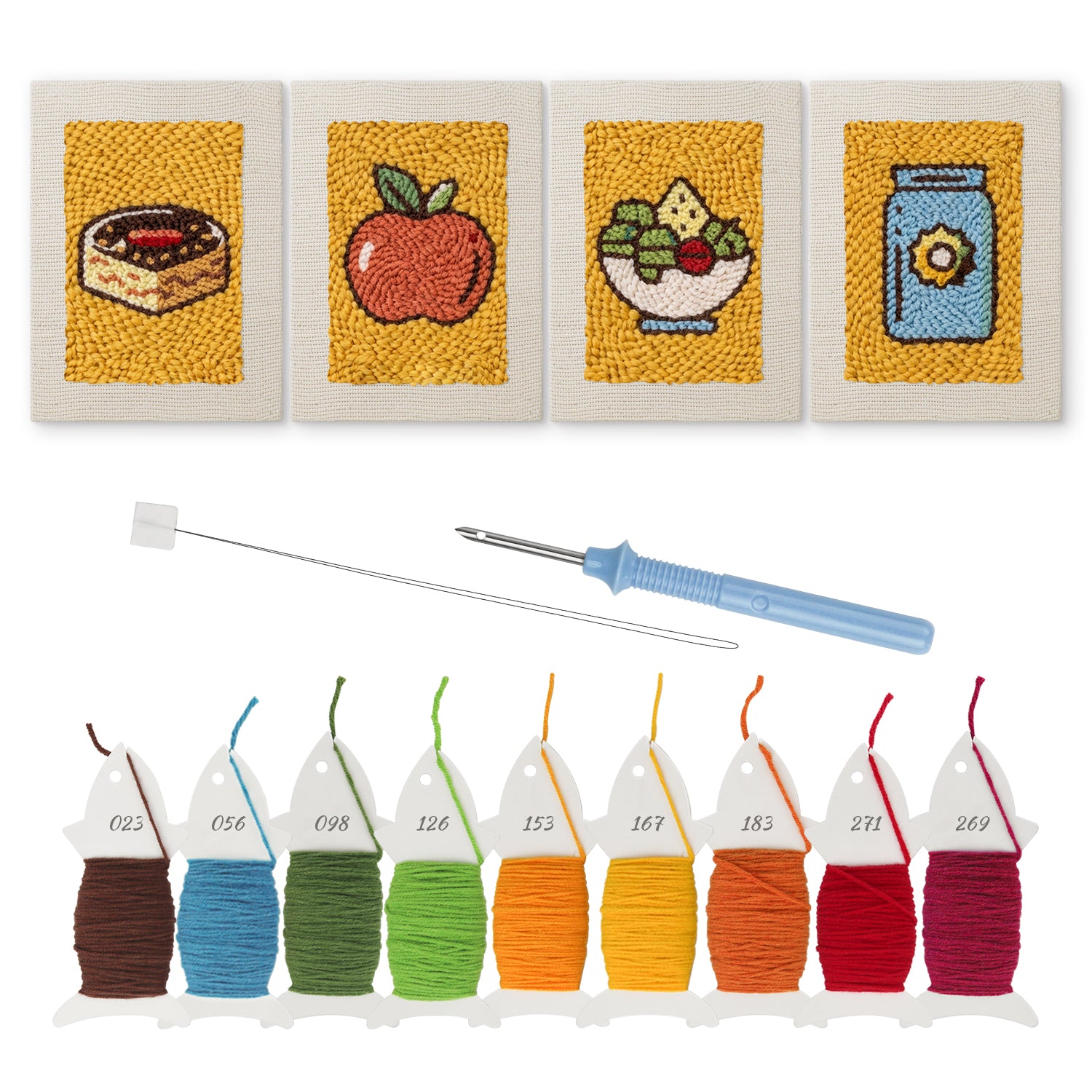 Snacks & Desserts 22 | Mini Punch Needle Kit