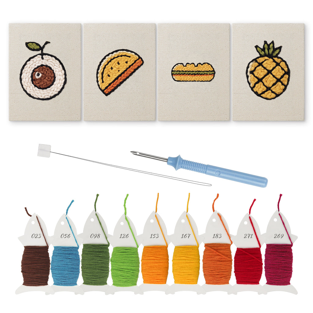 Fruits & Vegetables 3 | Mini Punch Needle Kit