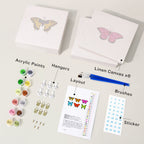 6 Mini Paintings | Butterfly Set
