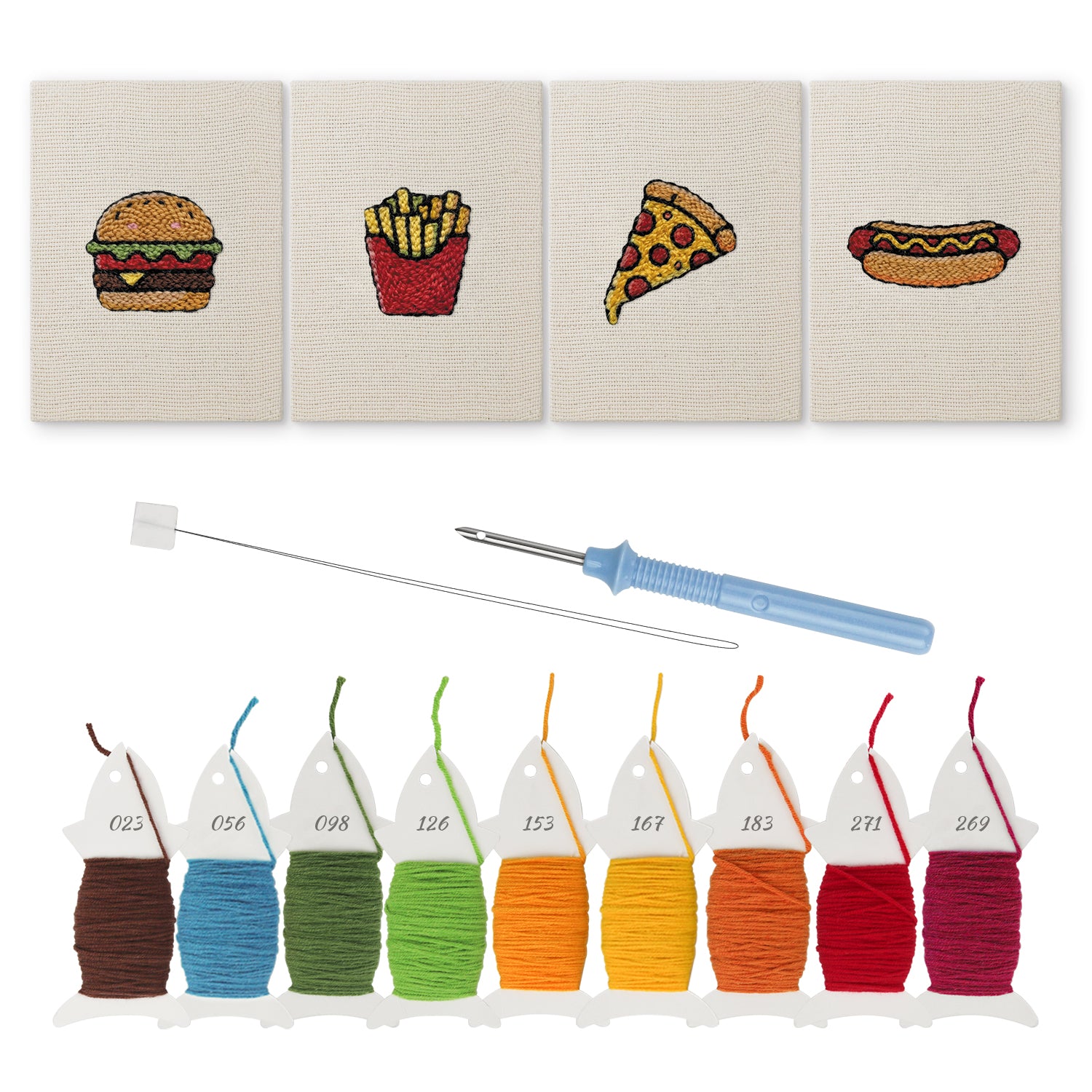 Fast Food 5 | Mini Punch Needle Kit