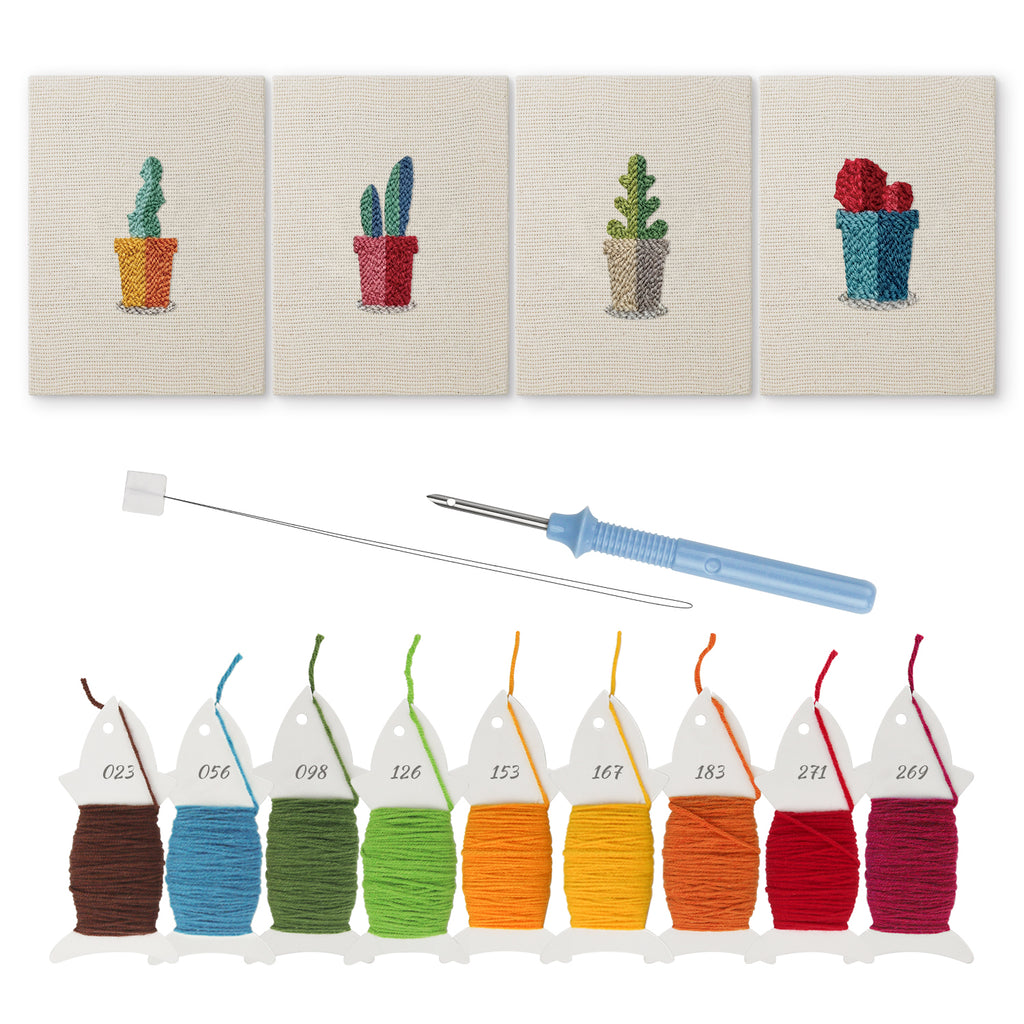 Cactus & Succulents 2 | Mini Punch Needle Kit