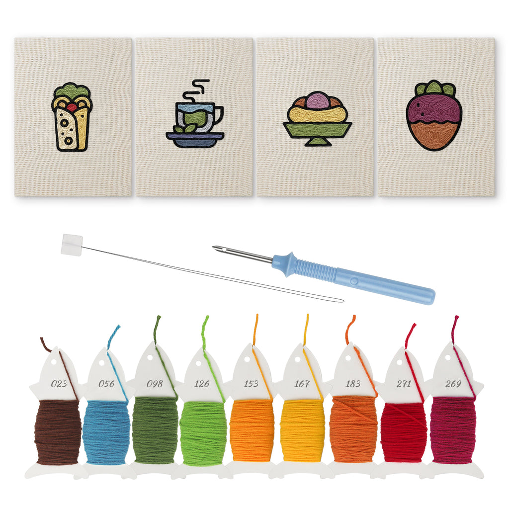 Snacks & Desserts 14 | Mini Punch Needle Kit