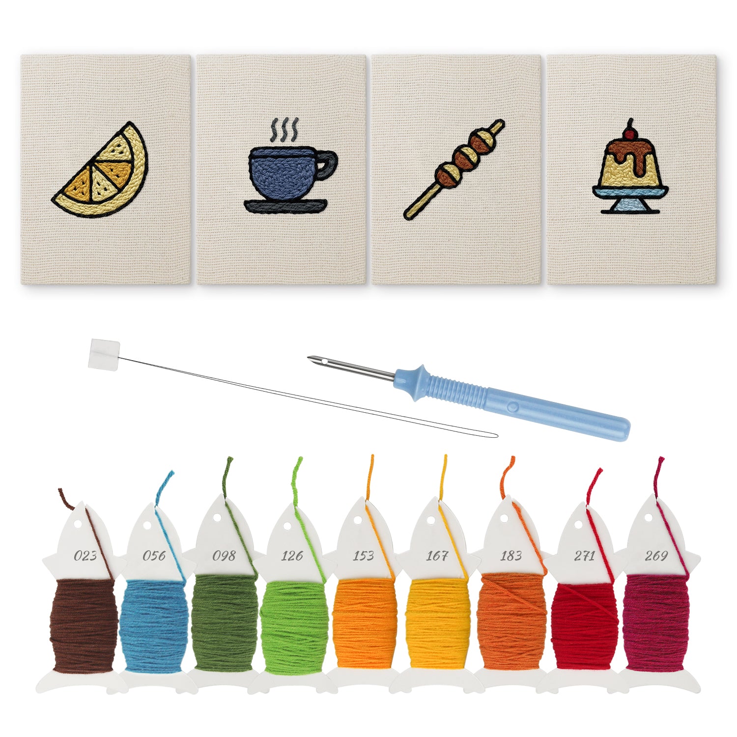 Snacks & Desserts 15 | Mini Punch Needle Kit