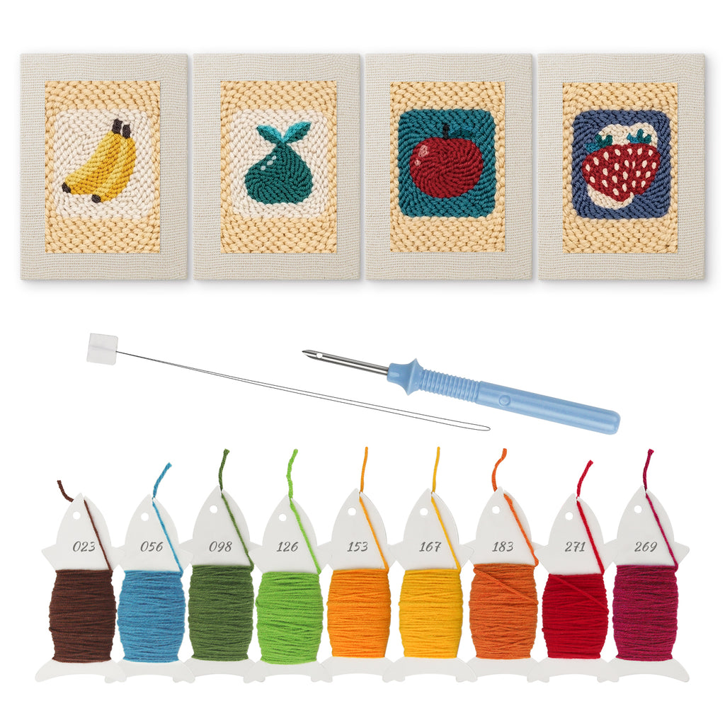 Fruits & Vegetables 34 | Mini Punch Needle Kit