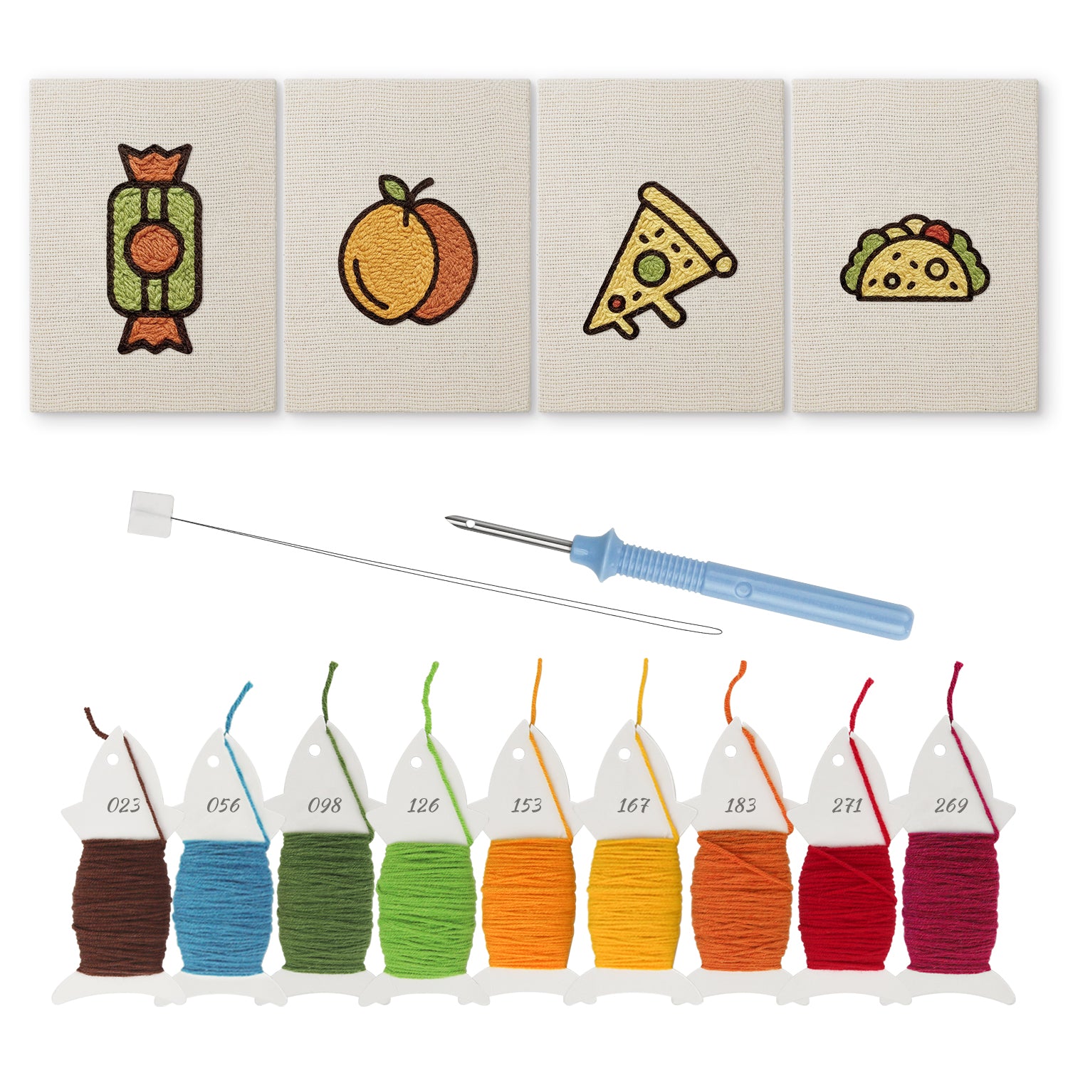 Fast Food 9 | Mini Punch Needle Kit