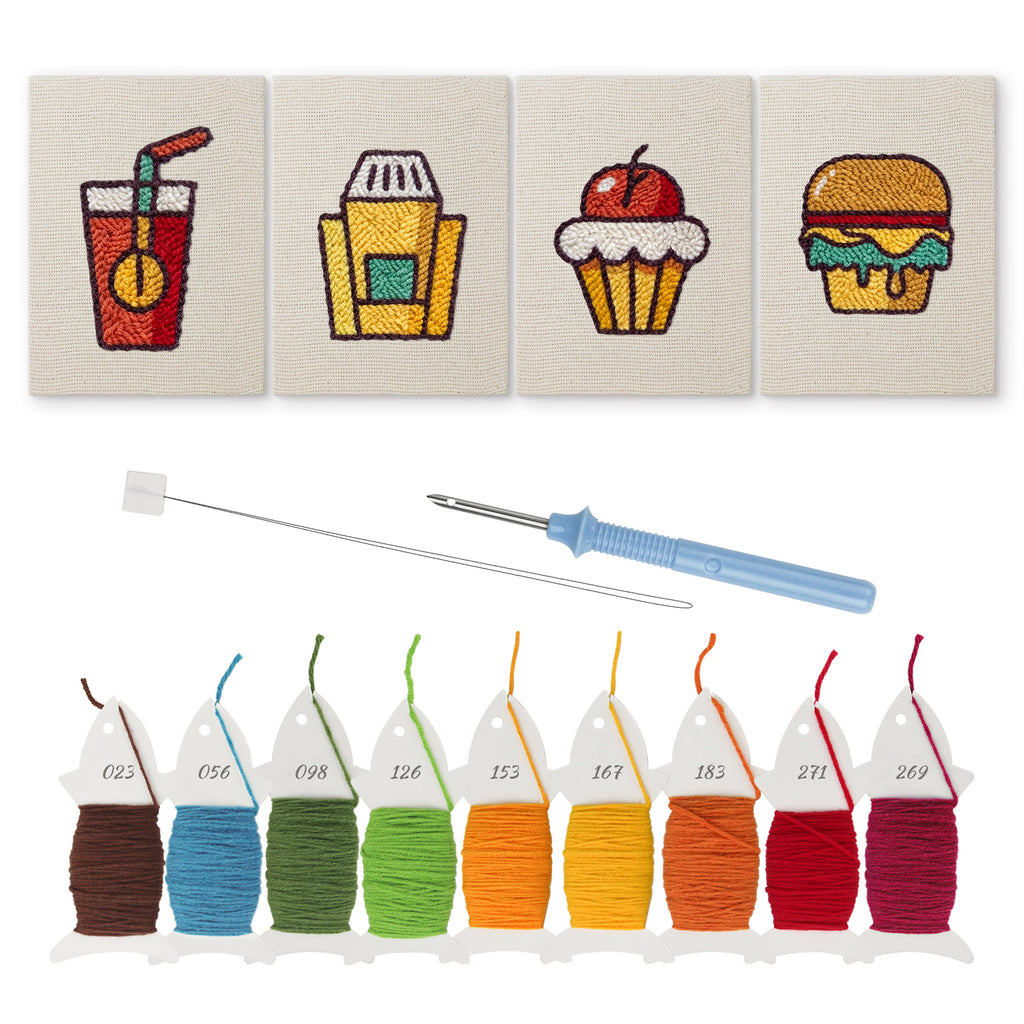 Fast Food 2 | Mini Punch Needle Kit