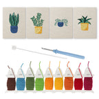Potted Plants 13 | Mini Punch Needle Kit