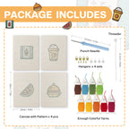 Snacks & Desserts 9 | Mini Punch Needle Kit